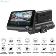 Aitemay Xe DVR 3 Ống Kính Máy Ảnh 4.0 Inch Dash Máy Ảnh Ống Kính Kép Hỗ