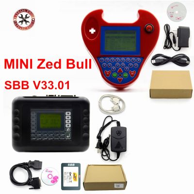 Free Shipping MINI Zed Bull Key Programmer SBB V46.02 V33.02 V33.01 Programming New Key In Immobilizer Copy Transponder Chip