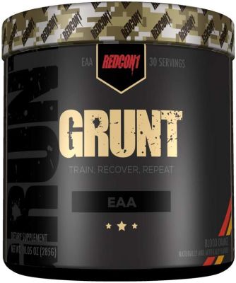 REDCON1 Grunt - EAAs (Blood Orange) - (30 Servings)  MUSCLE REPAIR AND RECOVERY Amino Acids muscle growth BCAA บีซีเอเอ อีเอเอ สร้างกล้ามเนื้อ ฟื้นฟู กรดอะมิโน