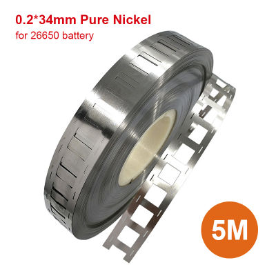 20215 Meter 26650 Battery Nickel Strip 99.96 High Purity Pure Nickel Belt 2P 0.2mm Thickness Lithium Battery Welding Connector Tape