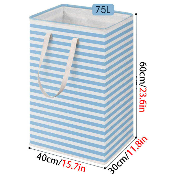 simple-household-laundry-basket-striped-waterproof-dirty-clothes-basket-foldable-storage-basket-childrens-toy-storage-basket