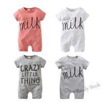 【hot sale】 ◆ C10 Ready Stock Baby Romper Baby Clothing Fashion Letter Print Jumpsuit Newborn Infant Short Sleeve One-Pieces Clothes