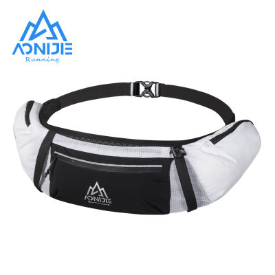 AONIJIE W8113กีฬาอเนกประสงค์เอวกระเป๋าวิ่ง Fanny Pack พร้อมซิปปรับเข็มขัดสำหรับเดินป่ามาราธอนปีนเขา