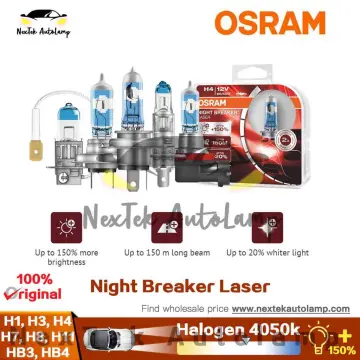 Osram H1 H3 H4 H7 H8 H11 9005 9006 12v Night Breaker Laser Next