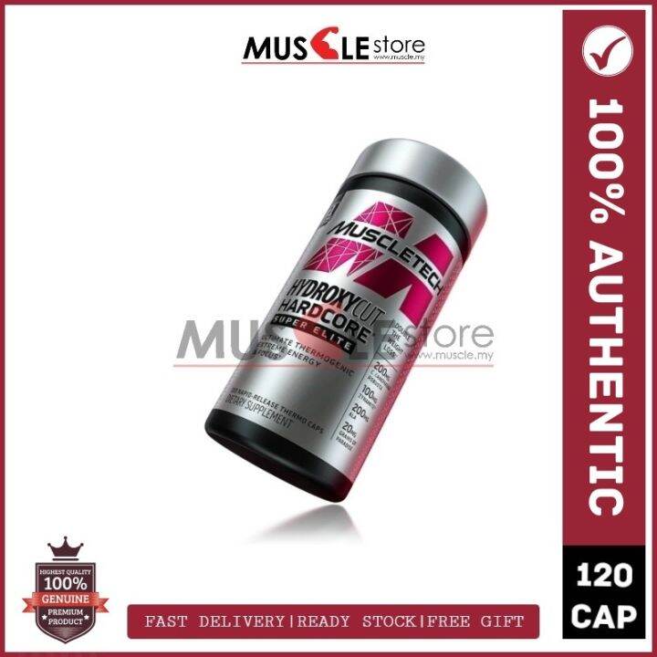 Muscletech Hydroxycut Hardcore Super Elite 120 Capsules New Label