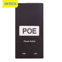 [Vktech] 48V 0.5A 24W เดสก์ท็อป POE Power Injector Ethernet Adapter กล้องวงจรปิดเฝ้าระวัง