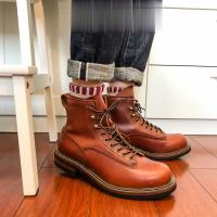 U1 Super Quality Handmade Cowhide Genuine Leather American Style Work Boots