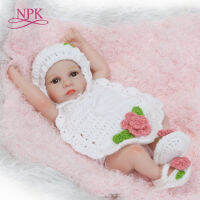 NPK Lifelike Mini Reborn Dolls Full Body Silicone Vinyl Boneca Reborn Babies 11 Inch Girl Birthday Gifts Educational Brinquedo