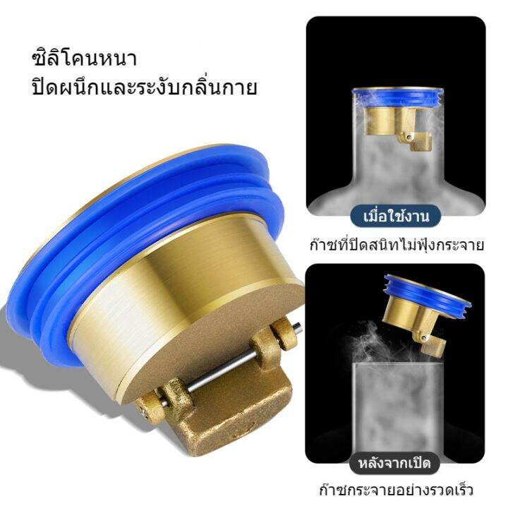 พร้อมส่ง-ฝาครอบท่อระบายน้ำกันแมลง-สําหรับห้องน้ำ-กันกลิ่นท่อระบายน้ำฝาปิดท่อ-กันกลิ่นจุกปิดท่อ