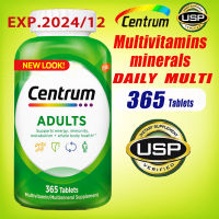 Centrum Adults Multivitamin 365 Tablets Multimineral Complete from A-Zinc