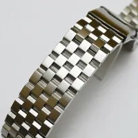 Brushed Stainless Steel Watch Band Strap 18mm 20mm 22mm 24mm Solid Metal Replacement Bracelet Men Universal WatchBand Straps