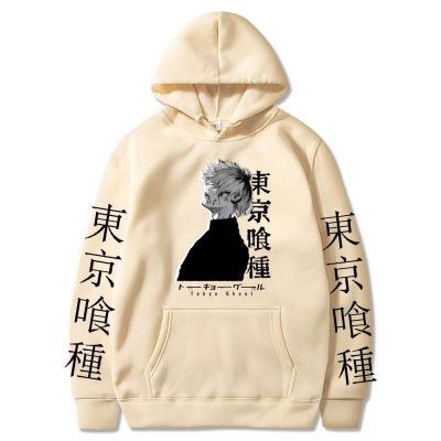 Autumn Winter Male Pullover Hoodies Tokyo Ghoul Anime Kaneki Ken Print Clothing Casual Unisex Polyester Sweatshirt Tops Size Xxs-4Xl