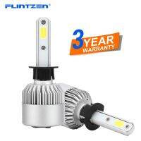 Flintzen 2ชิ้น H4 H7 Led H1 H11 6000K Hb3 Hb4 Led ไฟหน้ารถ8000lm สว่างมากแปลงเป็นไฟหน้ารถยนต์ Led อัตโนมัติ