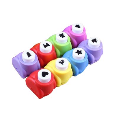 【CC】 12 Pcs Paper Scrapbooking Punches Stationery Star Punch Hole Puncher