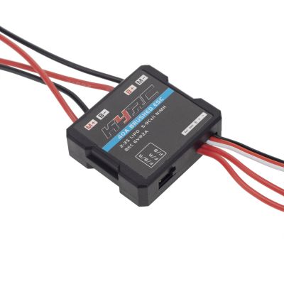 40a ไมโครแปรง Esc สองทางโหมดปีนเขาตัวควบคุมความเร็วสำหรับอิเล็กทรอนิกส์ Wpl Mn ชิ้นส่วนรถ Rc Rc ซ่อมเรือ