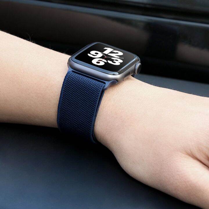 for-apple-watch-band-adjustable-elastic-nylon-solo-loop-scrunchie-strap-44mm-40mm-38mm-42mm-bracelet-iwatch-series-6-5-watchband