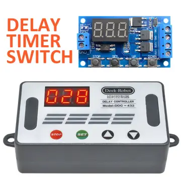 New Small Time Timer Relay Control Switch Cycle Delay Display Digital 12V 8  PIN