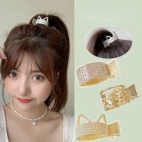 New high-end shark clip anti sag hairpin cat ear hairpin fixed artifact exquisite hairpin