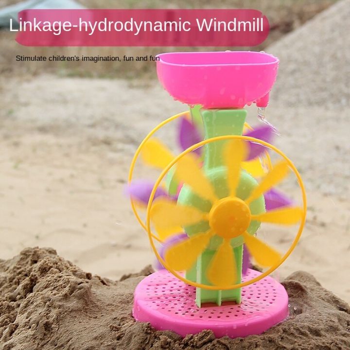 childrens-beach-toy-set-castle-hourglass-sand-shovel-childrens-outdoor-toys