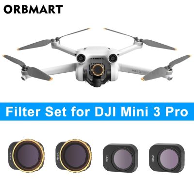 Filter Set for DJI Mini 3 Pro Camera Lens MCUV CPL ND8 ND16 ND32 ND64 ND/PL Filters Kit for Mavic Mini 3 Pro Drone Accessories Filters