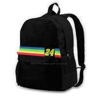 〖Margot decoration〗 Jeff Gordan Rainbow 24 School Bag Big Capacity Backpack Laptop 15 Inch Jeff Gordon Jeff Gordon Jeff Gordon Jeff Gordon Jeff