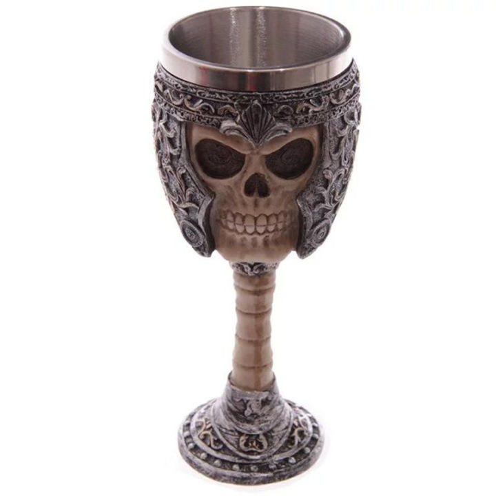 retro-resin-stainless-steel-beer-mug-skull-knight-halloween-coffee-cup-creative-viking-tea-mug-pub-bar-decoration