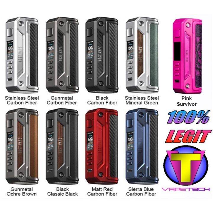 Lost Vape Thelema Solo 100W Box Mod (21700/18650) 100 Legit/Genuine ...