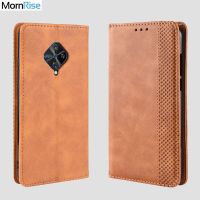 Luxury Retro Slim Magnetic Leather Flip Cover For VIVO S1 Pro / V17 EU Case Book Wallet Card Stand Soft Cover Mobile Phone Bags