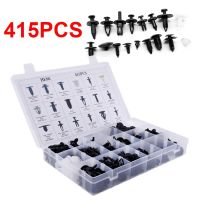 415Pcs 18 Size Auto Fastener Clip Mixed Car Body Push Retainer Pin Rivet Bumper Door Trim Panel Retainer Fastener Kit