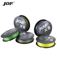 JOF 150M Brand Fishing Line 8 Strands Braided Fishing Line Multifilament PE Line Carp Fishing Wire Abrasion Resistance Strong Fishing Lines