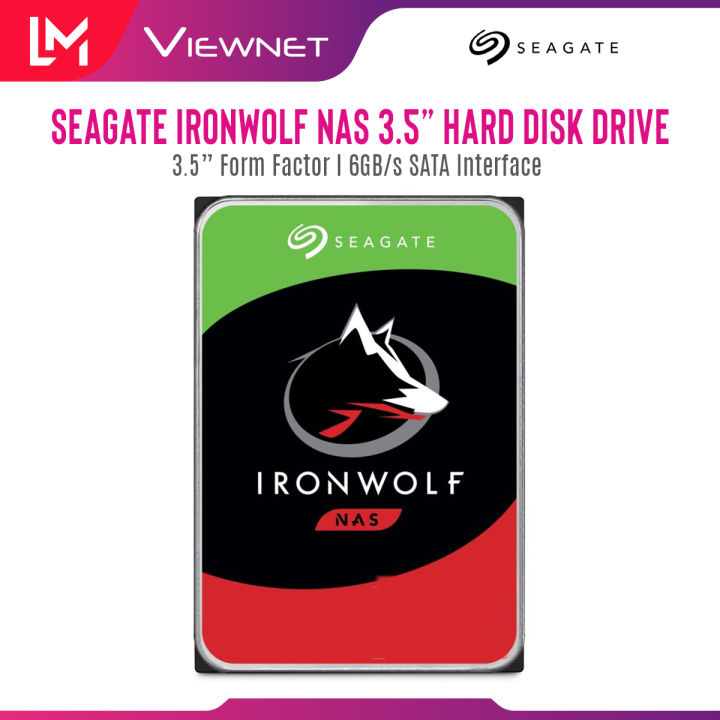 Seagate IronWolf 10TB 7200 RPM SATA III 6Gb/s 3.5 Internal NAS