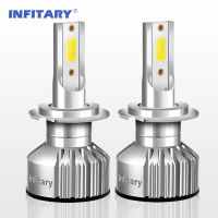 Infitary Auto H4 H7 LED 12V Headlights Super Mini Lights Car Fog Bulbs 20000LM H1 H3 H8 H11 H13 9005 9006 3000K 4500K 6500K Lamp