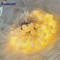 10M Ball LED String Lights Outdoor Ball Chain Lights Garland Lights Bulb Fairy Lights Party Home Wedding Garden Christmas Decor Fairy Lights