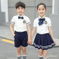 ❇✥◈ Ready-Made Stock ChildrenS Clothing Girls Childrens Chorus Costume Kindergarten Graduation Photo School Uniform for Boys and Girls Primary School Students Recitation Performance Costume