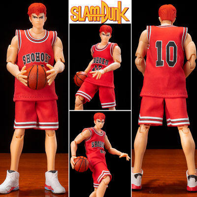 Figma ฟิกม่า Figure Action จาก Slam Dunk สแลมดังก์ Basketball Player บาส นักบาสเก็ตบอล Hanamichi Sakuragi ฮานามิจิ ซากุรางิ SHOHOKU #10 Ver แอ็คชั่น ฟิกเกอร์ Anime อนิเมะ การ์ตูน มังงะ ของขวัญ สามารถขยับได้ Doll ตุ๊กตา manga Model โมเดล