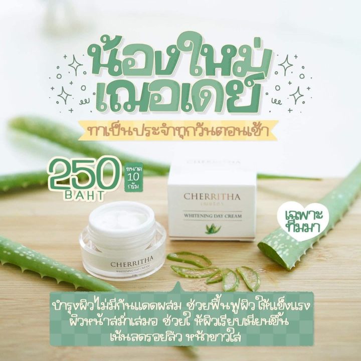 cherritha-day-cream-amp-night-cream-เฌอริตา-เฌอริต้า-เฌอเดย์-เดย์ครีม-ไนท์ครีม-10-g