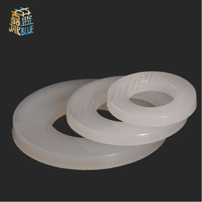【2023】200pcs 500Pcs DIN125 ISO7089 M2 M2.5 M3 M4 M5 M6 M8 M21 White Plastic Nylon Washer Plated Flat Spacer Seals Washer Gasket Ring