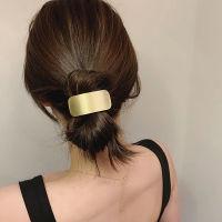 【cw】 Korean Minimalist Metallic Versatile High Quality Design Metal Hot Girl Hair Ring Hair Rope tail Rubber Band Hair Accessories ！