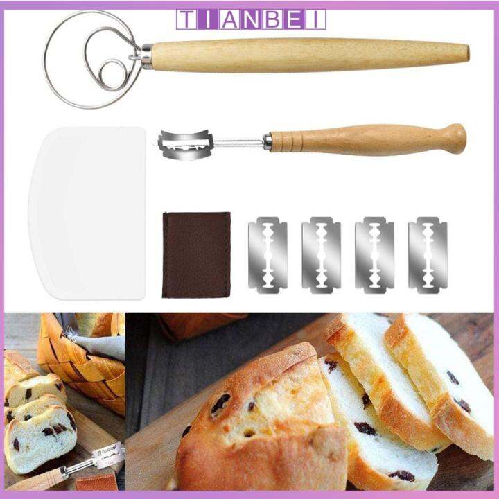 Tianbei Kitchen Slashing Tool Sourdough Bread Bakers Razor Cutter Bread 