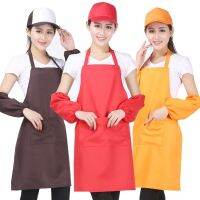 [TIN Household Products] แฟชั่น Unisex ผ้ากันเปื้อน Pocket Chef Home Kitchen Restaurant เล็บร้านกาแฟเครื่องครัว Craft Baking Cooking พิมพ์โลโก้จาก10ชิ้น