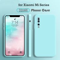 Nesae ปา❧☁เคสโทรศัพท์ซิลิโคนกรอบสี่เหลี่ยมแฟชั่น,เคสป้องกันนิ่มสำหรับ Xiaomi Mi 6 8 9 10 11 Lite A2 A3 9T 10T Mix 2 2S Poco F3 F2 Pro