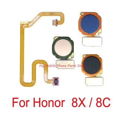 1 Set Return Back Home Button Key Touch ID Flex Cable For Huawei Honor 8X 8C Fingerprint Sensor Scanner Connector Flex Cable