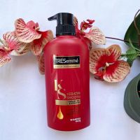 450 ml. ผลิต 06/23 แชมพู เทรซาเม่ เคราติน สมูท เคเอส Tresemme KS Keratin Smooth 5 in 1 Shampoo ลดปัญหาผมชี้ฟู สีแดง