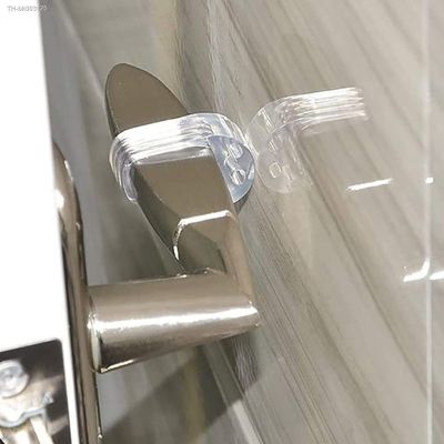 ☃❦ 1pc-Transparent Silicone Buffer Door Stoper Door Handle Anti-collision Covers Ring Wall Household Protection Pad Crash Pad