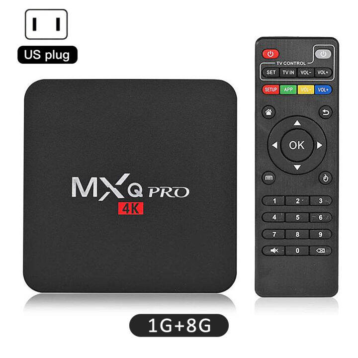 5G MXQ Pro 4K Wi-Fi Android TV Box Android 7.1 Intelligent TV Set Top ...