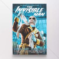 ภาพยนตร์ The Invisible Man ศิลปะการพิมพ์ภาพโปสเตอร์ผ้าไหมของตกแต่งผนังบ้าน0726