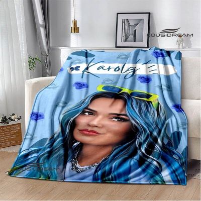 （in stock）Carol G Fashion Printed Blanket Thin and Comfortable Blanket, Soft and Comfortable Bed Blanket Travel Blanket Family Birthday Gift（Can send pictures for customization）