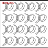 5FANGZHE 10Pcs/set คลิปสปริง ที่หนีบสายยาง สายน้ำมันเชื้อเพลิง ชุดจัดประเภท คลิปสปริงหลอด ทนทานต่อการใช้งาน 5-30มม. คลิปหนีบท่อ รถจักรยานยนต์สกู๊ตเตอร์