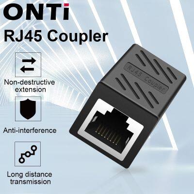 Chaunceybi ONTi RJ45 Cat7/6/5e Ethernet 8P8C Network Extender Extension Cable for Female to