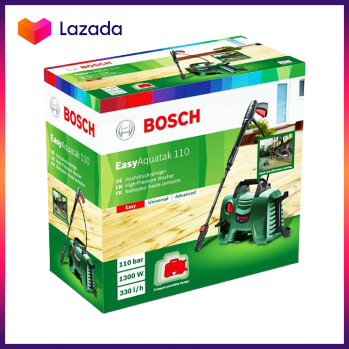 bosch-เครื่องฉีดน้ำ-เครื่องอัดฉีด-เครื่องอัดฉีดแรงดัน-ปั๊มอัดฉีด-ปั๊มอัดฉีดแรงดัน-110บาร์-1300-วัตต์-ปืนยาว-bosch-easy-aquatak-110